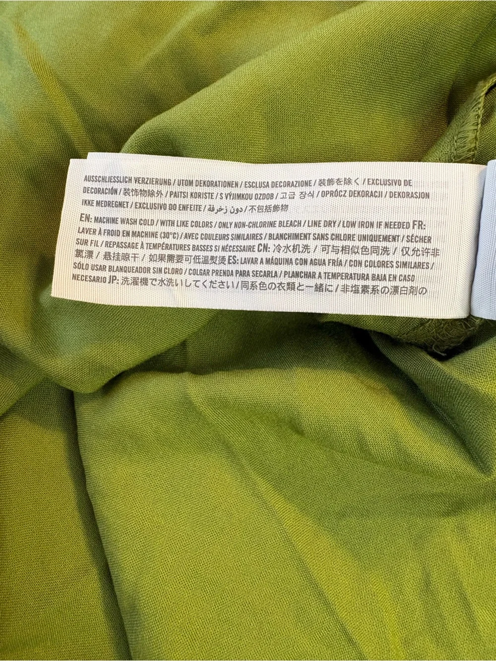 NWT Abercrombie & Fitch Olive Green Slip Maxi Dress Size Small / Tall